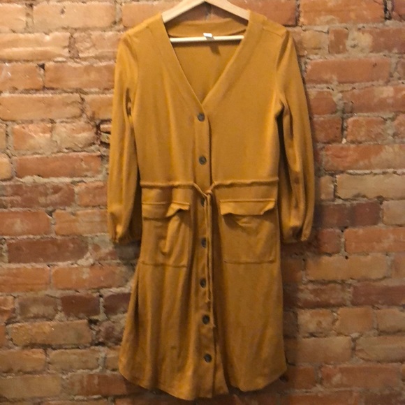 Old Navy waist-defined ponte knit utility dress - Picture 1 of 3